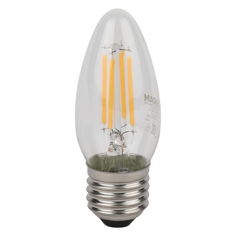Лампа светодиодная  филаментная LS CLB40 4W/840 230V FILCL E27 10X1RU серия LED Star