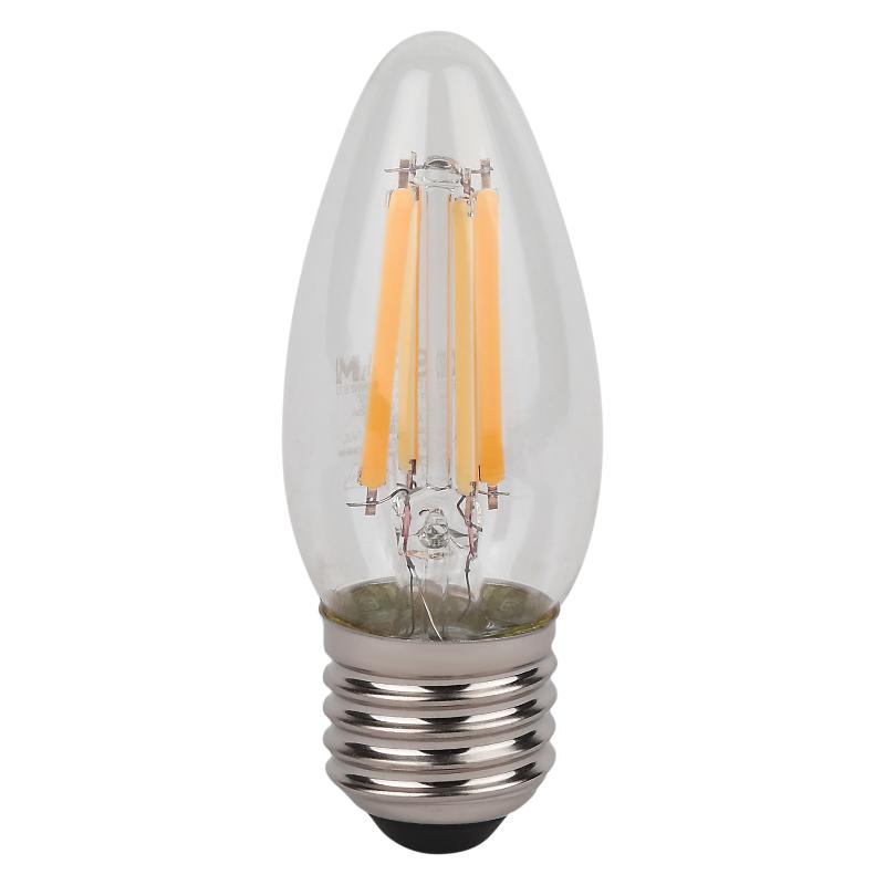 Лампа светодиодная  филаментная LSCLB75 6W/827 230V FILCL E27 10X1RU серия LED Star