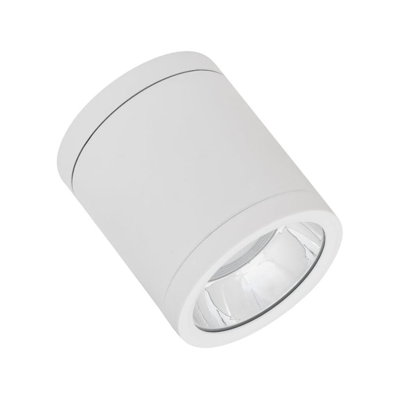 Светильник светодиодный ДПО-15Вт  3000K  IP65 CRI80  угол 36° d=90мм белый  DOWNLIGHT SURFACE IP65 DN 90 P 15W 830 36D WT