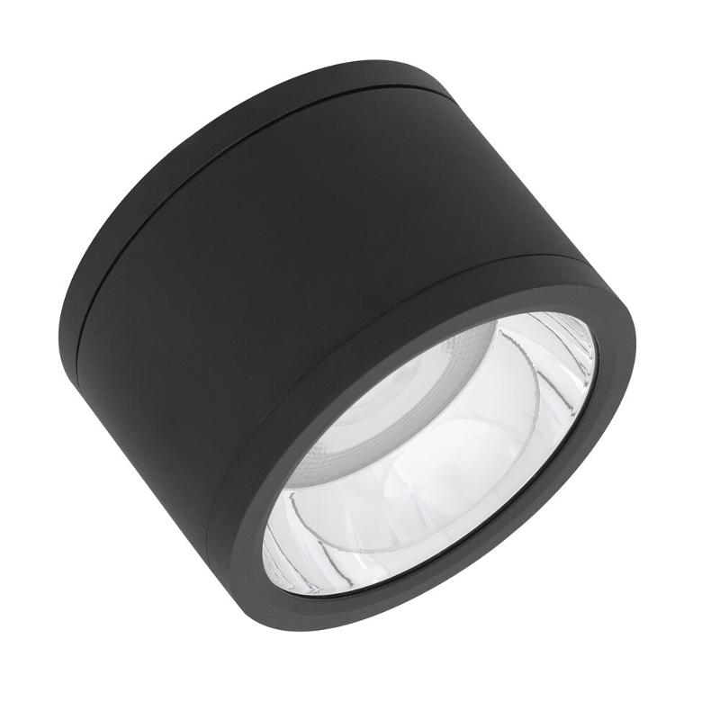 Светильник светодиодный ДПО-30Вт  4000K  IP65 CRI80 угол 60°  d=160мм черн  DOWNLIGHT SURFACE IP65 DN 160 P 30W 840 60D BK
