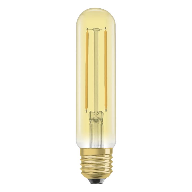Лампа светодиодная филаментная Vintage 1906 LED CL Tubular FIL GOLD 20 non-dim 2 5W/824 E27