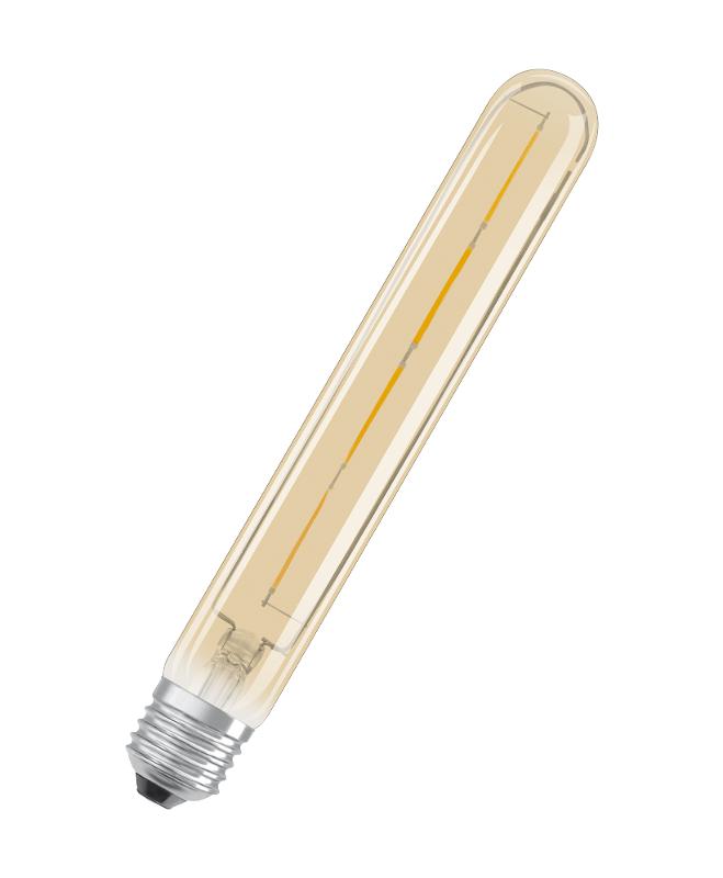 Лампа светодиодная филаментная Vintage 1906 LED CL Tubular FIL GOLD 35 non-dim 5W/824 E27