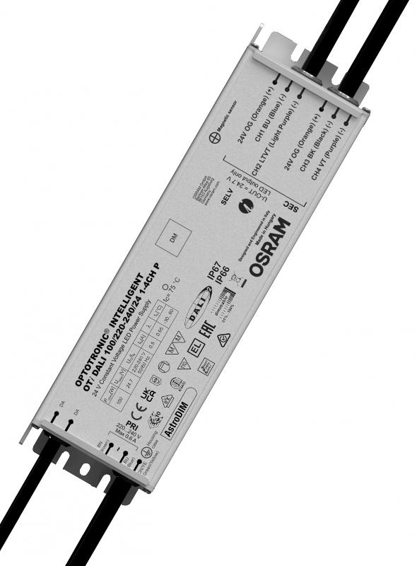 Драйвер для ленты светодиодной ALL OTI DALI 100/220-240/24 1-4 CH P6X1OSRAM
