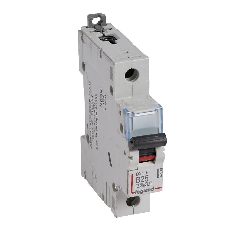 Выключатель автоматический однополюсный DX3-E 6000 25А B 6кА