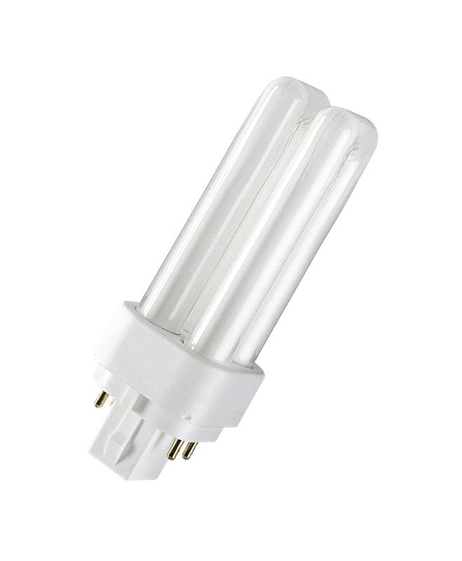 Лампа люминесцентная DULUX D/E 13W/840 G24Q-1 10X1  RU
