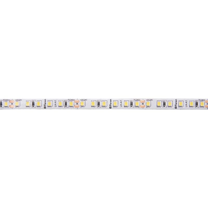 Лента светодиодная LS501, 120SMD(2835)/м 11Вт/м 24V 5000*8*1.22мм 3000К