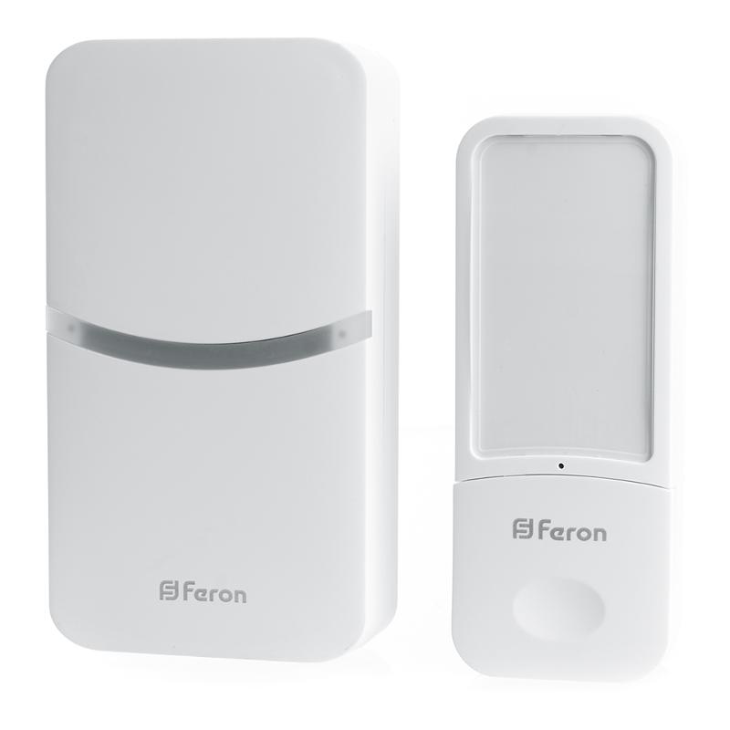 Звонок электрический дверной, 230V (18 мелодий) белый, DB-100