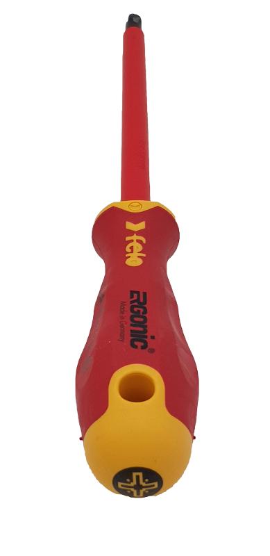 Отвертка диэлектрическая Ergonic крестовая PZ 3X150