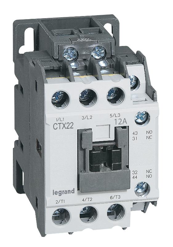 Контактор CTX3 22 3P 12A 1но1нз =24В