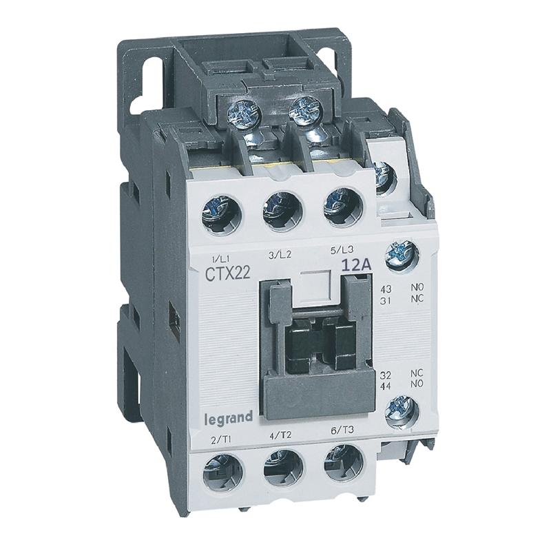 Контактор CTX3 22 3P 12A 1но1нз ~230В