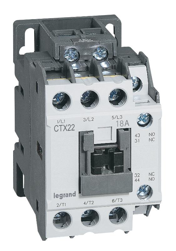 Контактор CTX3 22 3P 18A (AC-3) 1но1нз ~110В