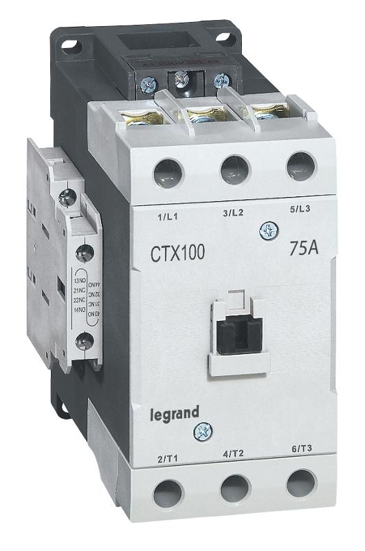 Контактор CTX3 100 3P 75A (AC-3) 2но2нз ~415В