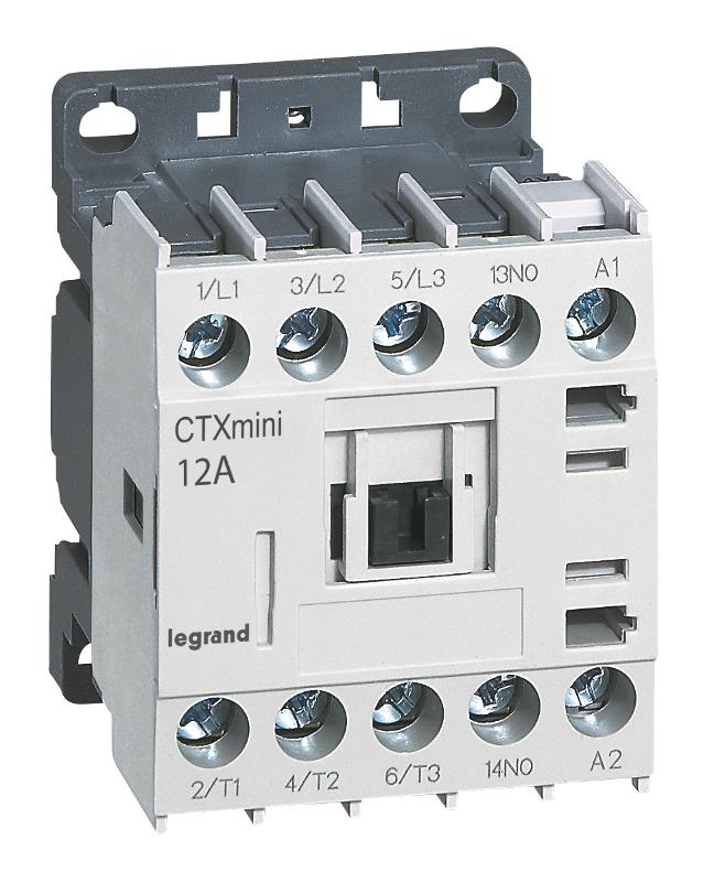 Контактор CTX3 Мини 3P 12A 1нз~415В