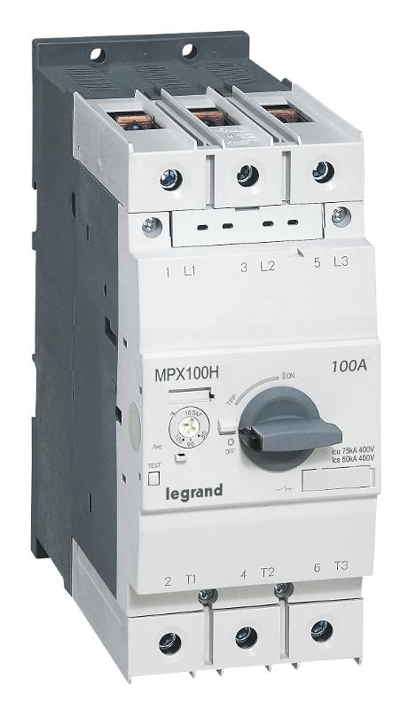 Автоматический выключатель для защиты электродвигателей MPX3 T100H 32A 100kA