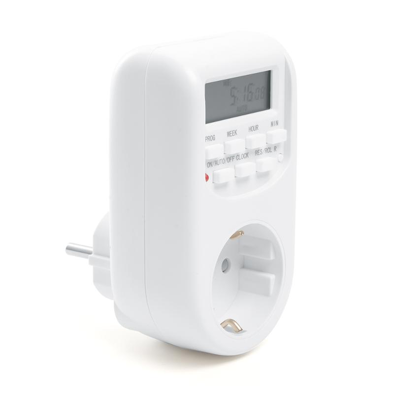 Розетка с таймером (недельная) 2300W/10A 230V, TM26