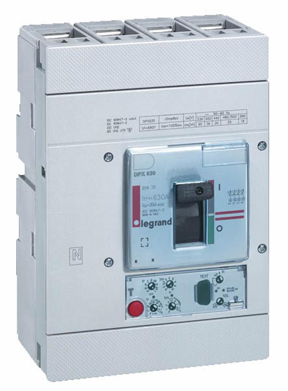 Автоматический выключатель DPX3 250 - эл. расцепитель - 36 кА - 400 В~ - 3П - 250 А