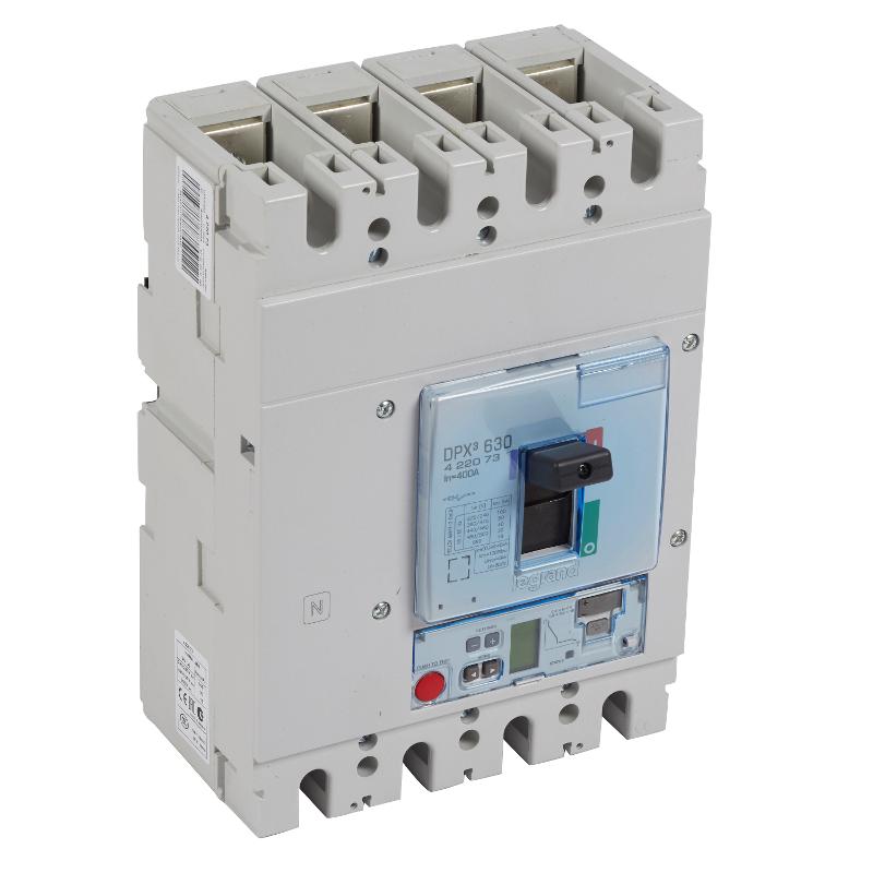 Автоматический выключатель DPX3 630 - эл. расцепитель S2 - 50 кА - 400 В~ - 4П - 400 А