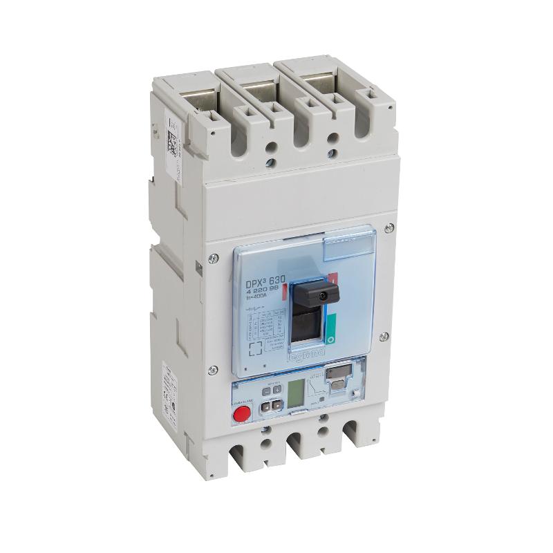 Автоматический выключатель DPX3 630 - эл. расц. S2 - с изм. блоком. - 36 кА - 400 В~ - 3П - 400 А