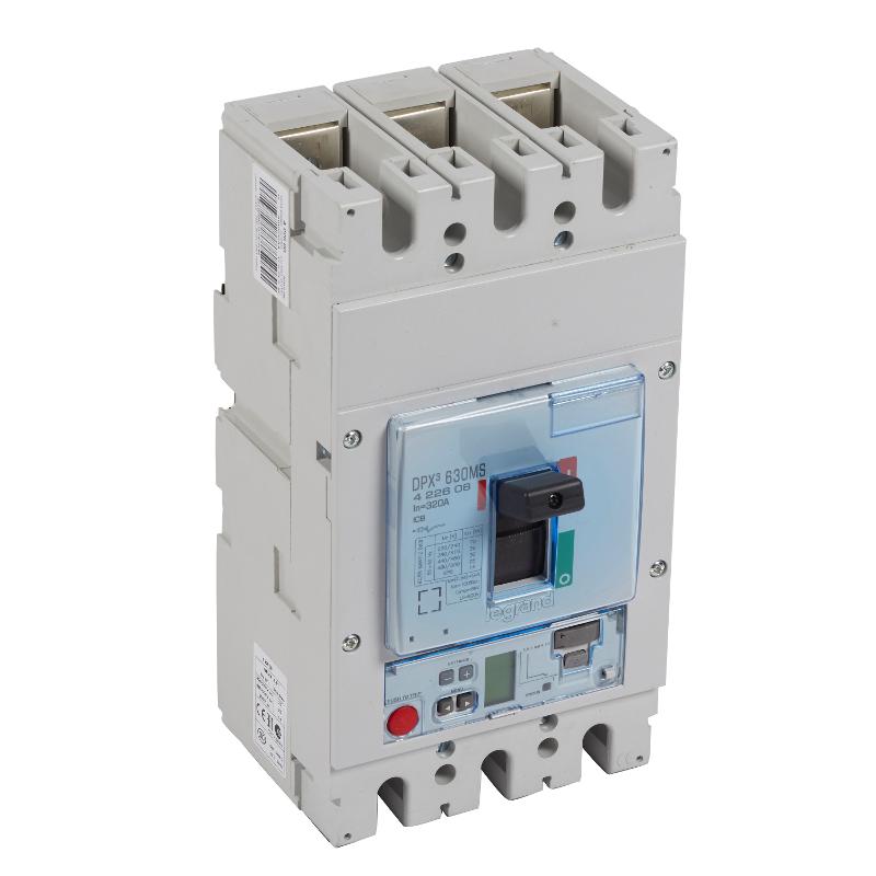 DPX3 630 с электронным расцепителем для защиты электродвигателей 36кA 3П 320A