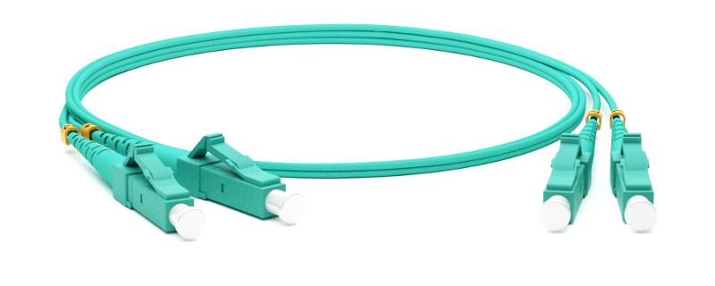 Патч-корд FC-D2-503-LC/PR-LC/PR-H-25M-LSZH-AQ волоконно-оптический (шнур) MM 50/125(OM3), LC-LC, duplex, 10G/40G, LSZH, 25 м