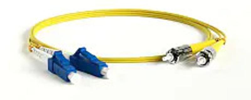 FC-S2-9-LC/UR-ST/UR-H-0.6M-LSZH-YL Патч-корд волоконно-оптич. (шнур) SM 9/125 (OS2), LC/UPC-ST/UPC, 2.0 мм, simplex, LSZH, 0.6 м