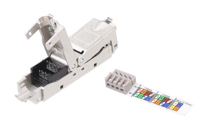 CA3-IDC-C6-SH-F-SL Проходной адаптер (coupler), категория 6, полный экран, IDC