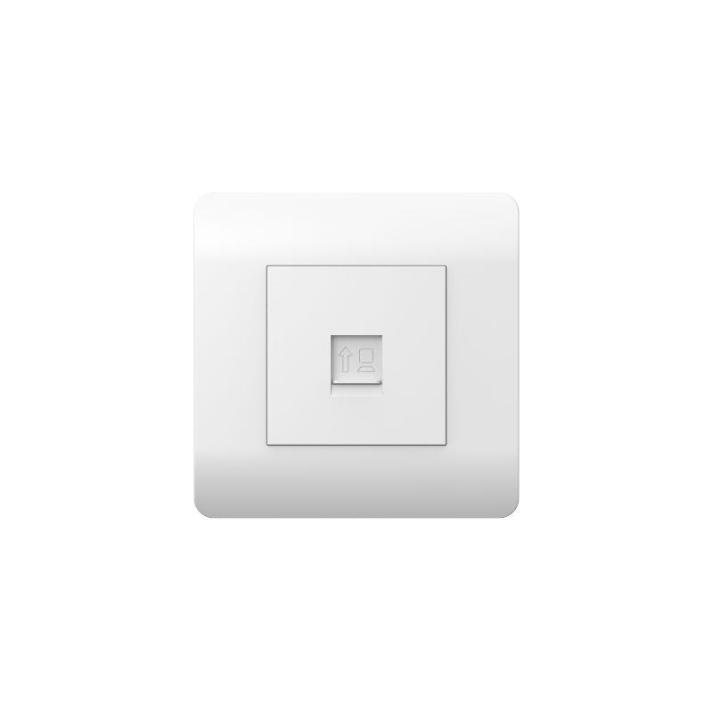 Розетка компьютерная 1хRJ45, белый(NEW3-E)