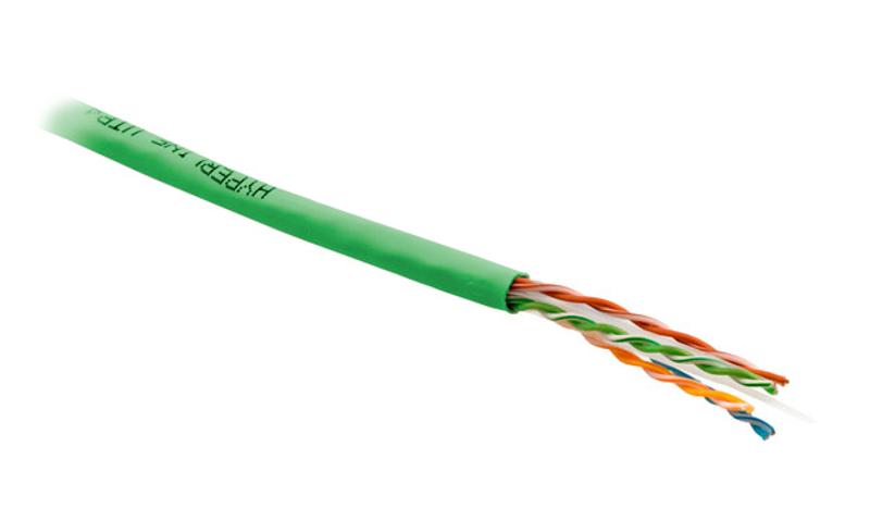 UUTP4-C6-S23-IN-PVC-GN-305 (305 м) Кабель витая пара, неэкранир. U/UTP, категория 6, 4 пары (23 AWG), одножил. (solid), PVC