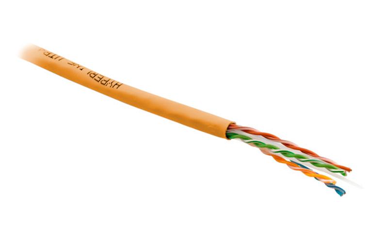 UUTP4-C6-S23-IN-PVC-OR-305 (305 м) Кабель витая пара, неэкранир. U/UTP, категория 6, 4 пары (23 AWG), одножил. (solid), PVC