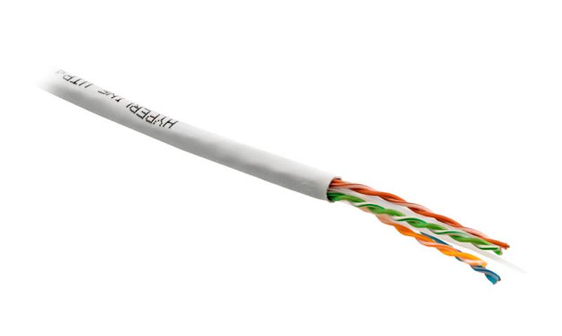 UUTP4-C6-S23-IN-PVC-WH-305 (305 м) Кабель витая пара, неэкранир. U/UTP, категория 6, 4 пары (23 AWG), одножил. (solid), PVC