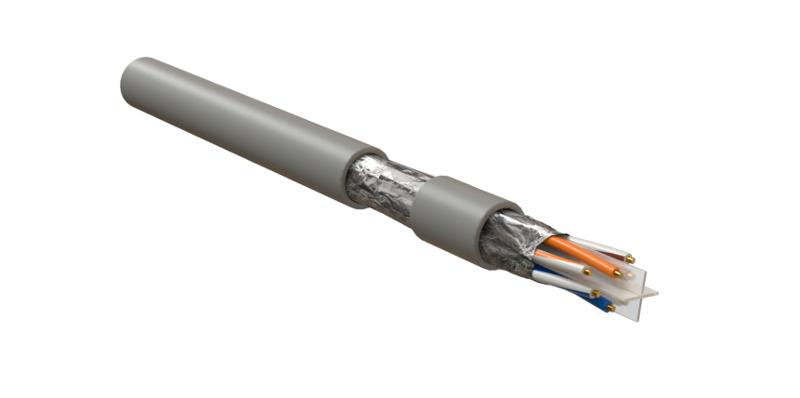 IFUTP4-C6-S23/1-FRPVC-GY (500 м) Кабель для сетей Industrial Ethernet, категория 6, 4x2x23 AWG, , F/UTP, PVC, серый