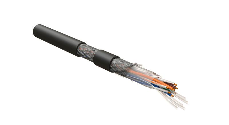 ISUTP4-C5E-P26/30-PVC-BK (500 м) Кабель для сетей Industrial Ethernet, категория 5e, 4x2x26 AWG, S/UTP, PVC