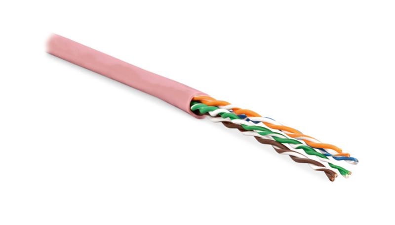 UUTP4-C5E-P24-IN-PVC-PK-100 (100 м) Кабель витая пара, неэкранир. U/UTP, категория 5e, 4 пары (24 AWG), многожил. (patсh), PVC