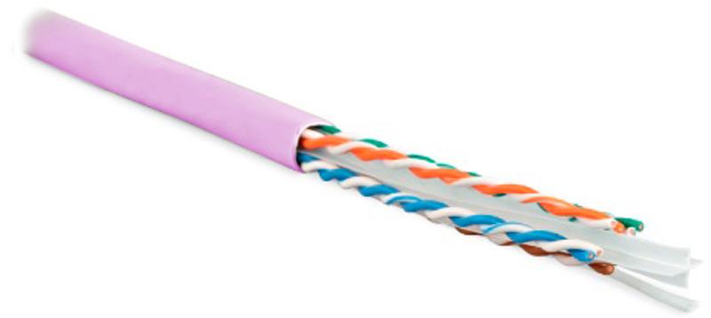 UUTP4-C6-S23-IN-LSZH-PK-100 (100 м) Кабель витая пара U/UTP, категория 6, 4 пары (23 AWG), одножил. (solid), LSZH, нг(А)-HF