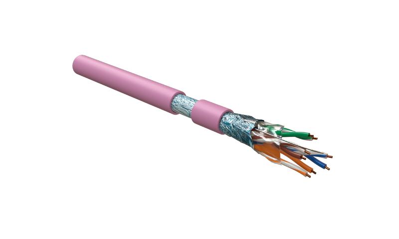FUTP4-C5E-S24-IN-LSZH-PK-305 (305 м) Кабель витая пара F/UTP, категория 5e, 4 пары(24 AWG),одножил.(solid), LSZH, нг(А)-HF