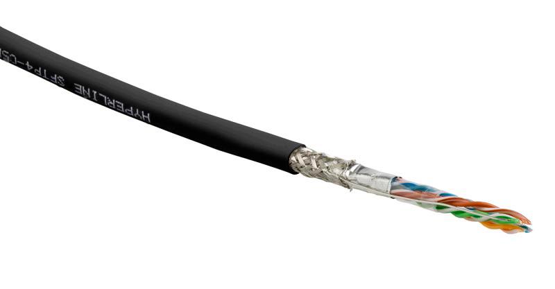 SFUTP4-C5E-S24-IN-PVC-BK-305 (305 м) Кабель витая пара SF/UTP, категория 5e, 4 пары(24 AWG),одножил.(solid) PVC
