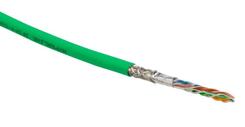 SFUTP4-C5E-S24-IN-PVC-GN-305 (305 м) Кабель витая пара SF/UTP, категория 5e, 4 пары(24 AWG),одножил.(solid) PVC