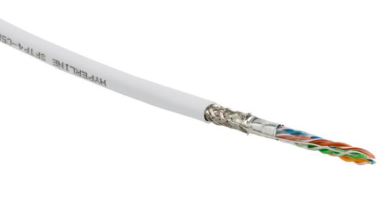 SFUTP4-C5E-S24-IN-PVC-WH-305 (305 м) Кабель витая пара SF/UTP, категория 5e, 4 пары(24 AWG),одножил.(solid) PVC