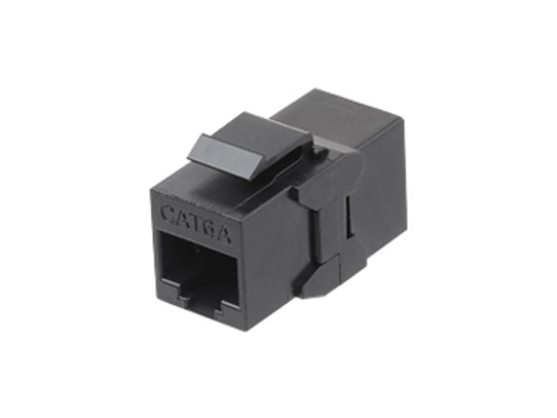 CA2-KJ-C6A-BK Проходной адаптер (coupler), RJ-45(8P8C) формата Keystone Jack, категория 6a, 4 пары, черный