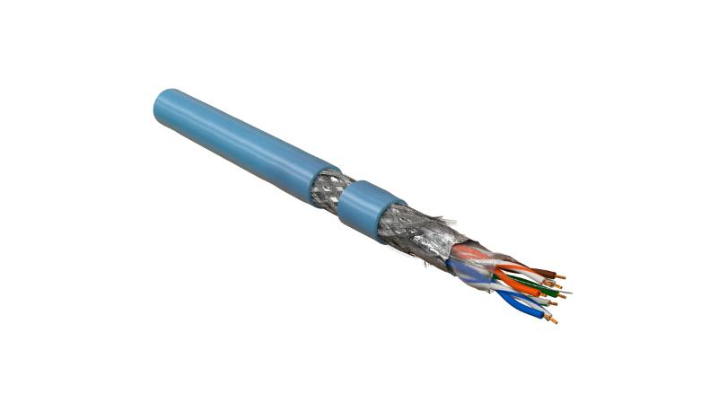 SFUTP4-C5E-P26-IN-PVC-BL-305 (305 м) Кабель витая пара, экранир. SF/UTP, категория 5e, 4 пары(26 AWG), многожил. (patch) PVC