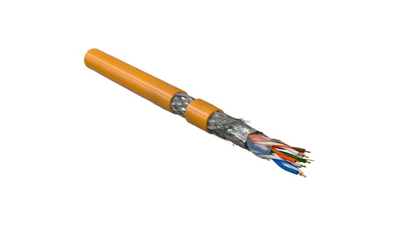 SFUTP4-C5E-P26-IN-PVC-OR-305 (305 м) Кабель витая пара, экранир. SF/UTP, категория 5e, 4 пары(26 AWG), многожил. (patch) PVC