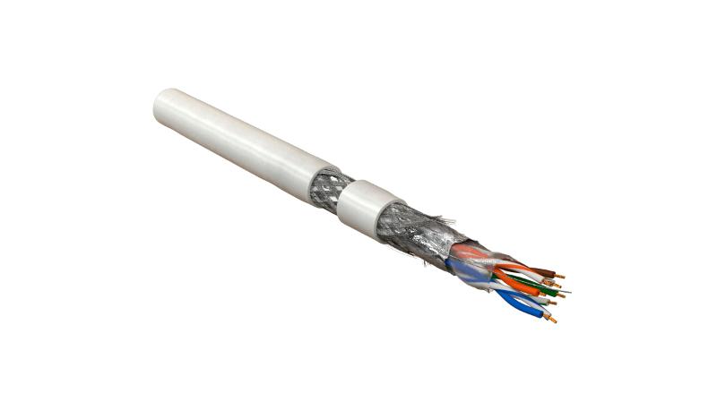 SFUTP4-C5E-P26-IN-PVC-WH-305 (305 м) Кабель витая пара, экранир. SF/UTP, категория 5e, 4 пары(26 AWG), многожил. (patch) PVC