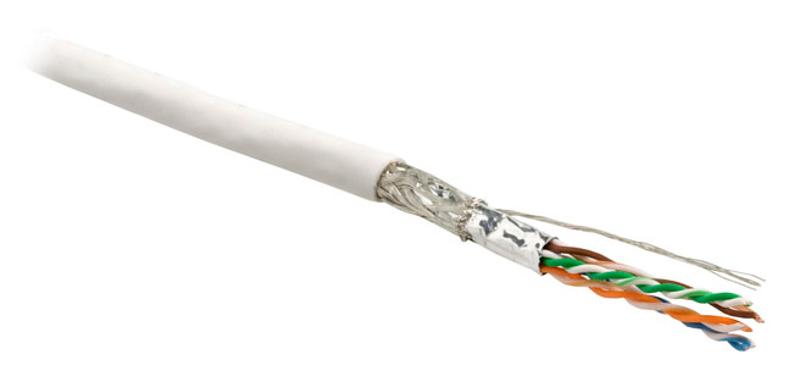 SFUTP4-C6-P26-IN-LSZH-WH-500 (500 м) Кабель витая пара, экранир. SF/UTP, категория 6, 4 пары(26 AWG), многожил. (patch) LSZH