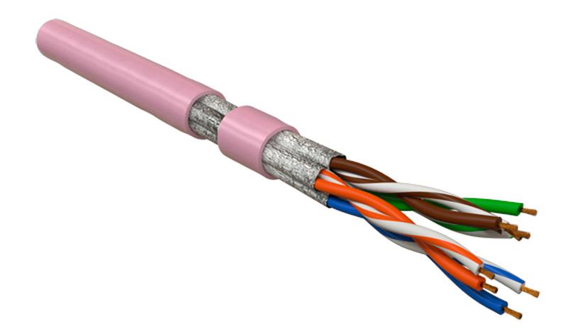 UFTP4-C6-P26-IN-LSZH-PK-500 (500 м) Кабель витая пара, экранир. U/FTP, категория 6, 4 пары(26 AWG), многожил. (patch) LSZH