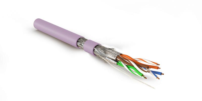 SFTP4-C7-S23-IN-LSZH-PK-500 (500 м) Кабель витая пара, экранир. S/FTP, категория 7(600MHz), 4 пары(23 AWG),одножил. (solid)