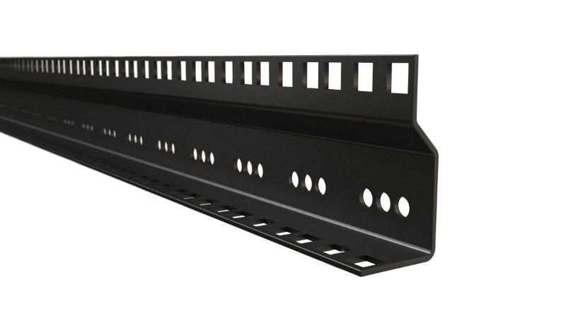 CTR19-22U-RAL9005 19'' монтажный профиль высотой 22U, для шкафов TTR, TTB, цвет черный RAL9005 (2 шт. в комплекте)