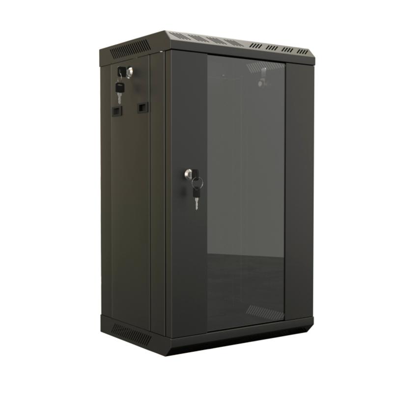 TDB-15U-GP-RAL9004 Шкаф настенный 10'', 15U, 774,5х390х300, уст. размер 254 мм