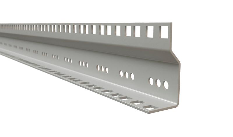 CTR19-27U-RAL7035 19'' монтажный профиль высотой 27U, для шкафов TTR, TTB, цвет серый RAL7035 (2 шт. в комплекте)