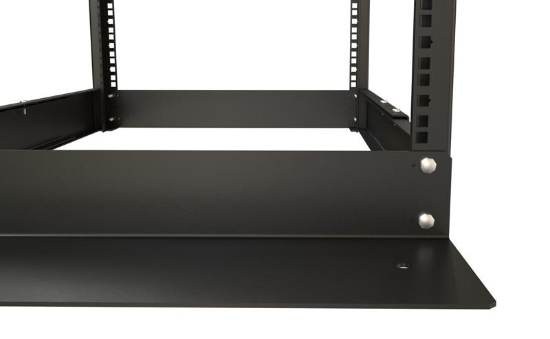 ORK2A-4281-RAL9005 Открытая стойка 19-дюймовая (19"), 42U, высота 2070 мм, двухрамная, ширина 550 мм, глубина  800-1250 мм