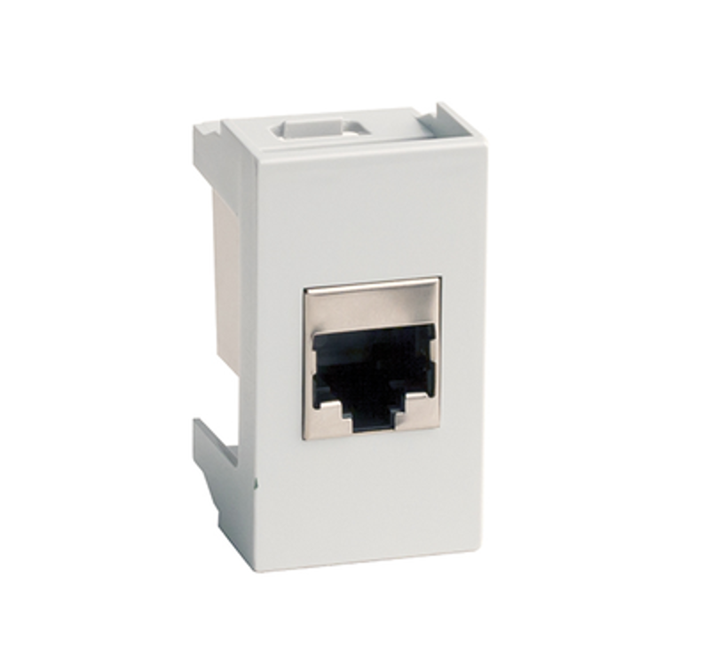 Viva белый розетка компьютерная RJ45 категория 5e экран. FTP 1мод